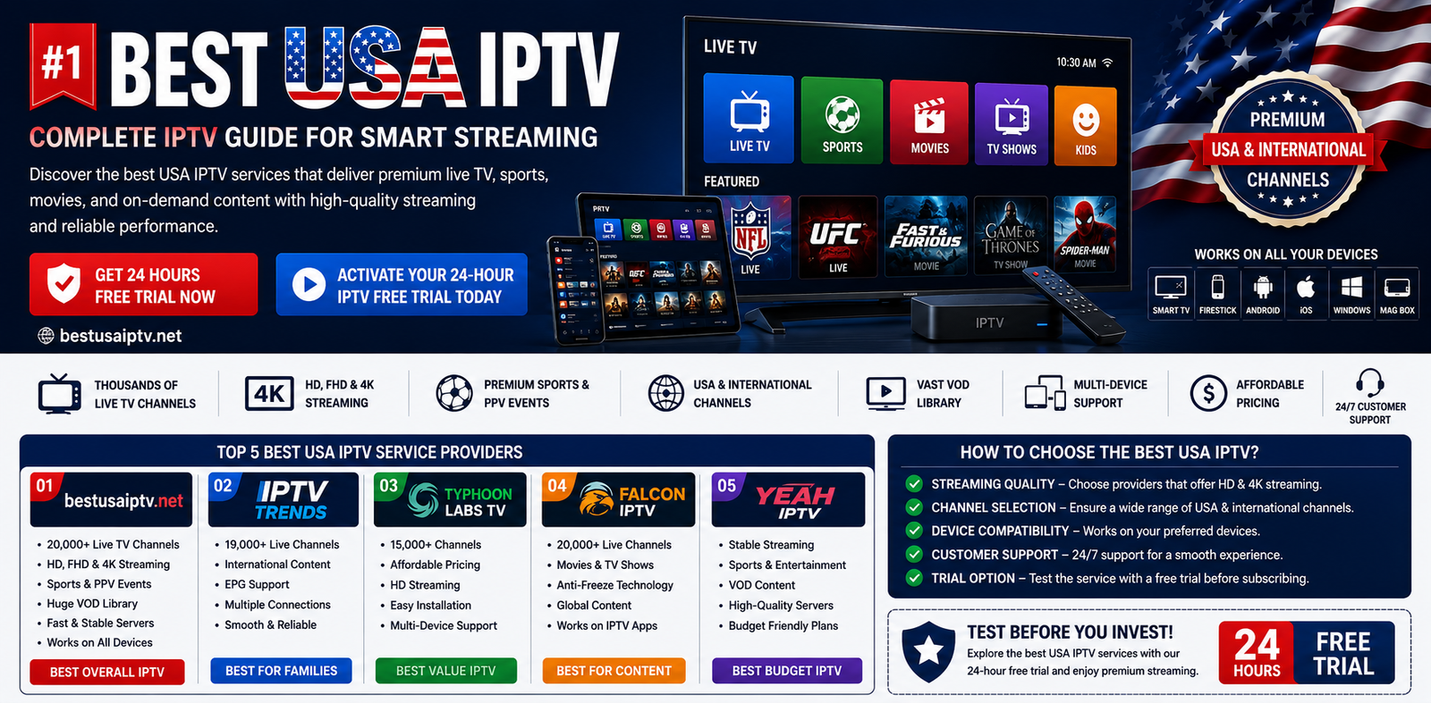Best USA IPTV