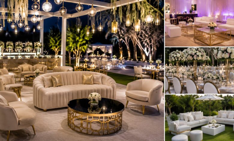 Event furniture rental Dubai