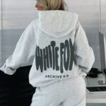 Clean Aesthetic White Fox Hoodie – Archive Series