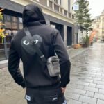 Comme das Garcons Black Hoodie