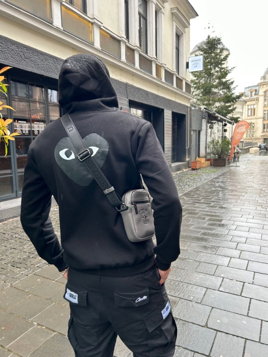 Comme das Garcons Black Hoodie