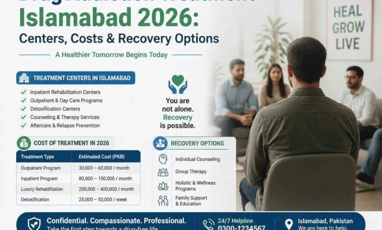 Drug Addiction Treatment Islamabad: A Complete Guide to Recovery