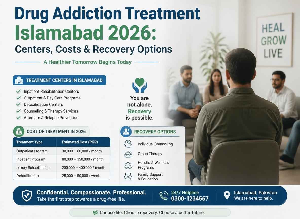 Drug Addiction Treatment Islamabad: A Complete Guide to Recovery
