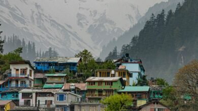 Trekker exploring hidden mountain trails in Nepal with stunning Himalayan views