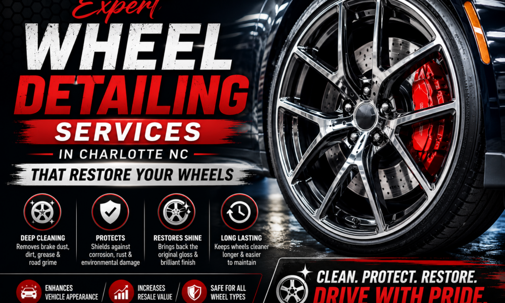 Expert Wheel Detailing Services in Charlotte NC That Restore Your Wheels
