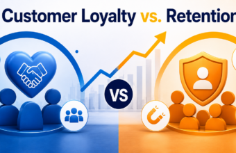 Customer loyalty vs. retention comparison