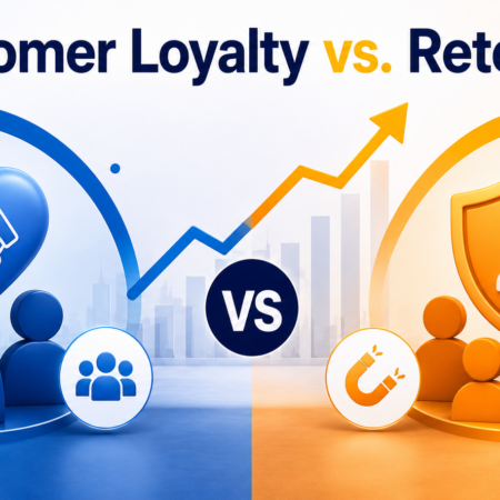 Customer loyalty vs. retention comparison
