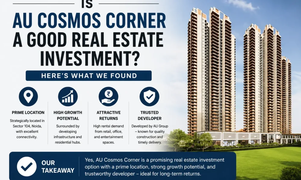 au cosmos real state flat price