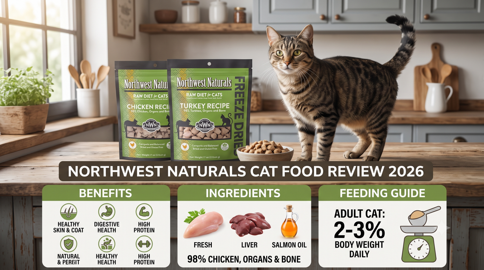 Northwest Naturals Cat Food Benefits & Review