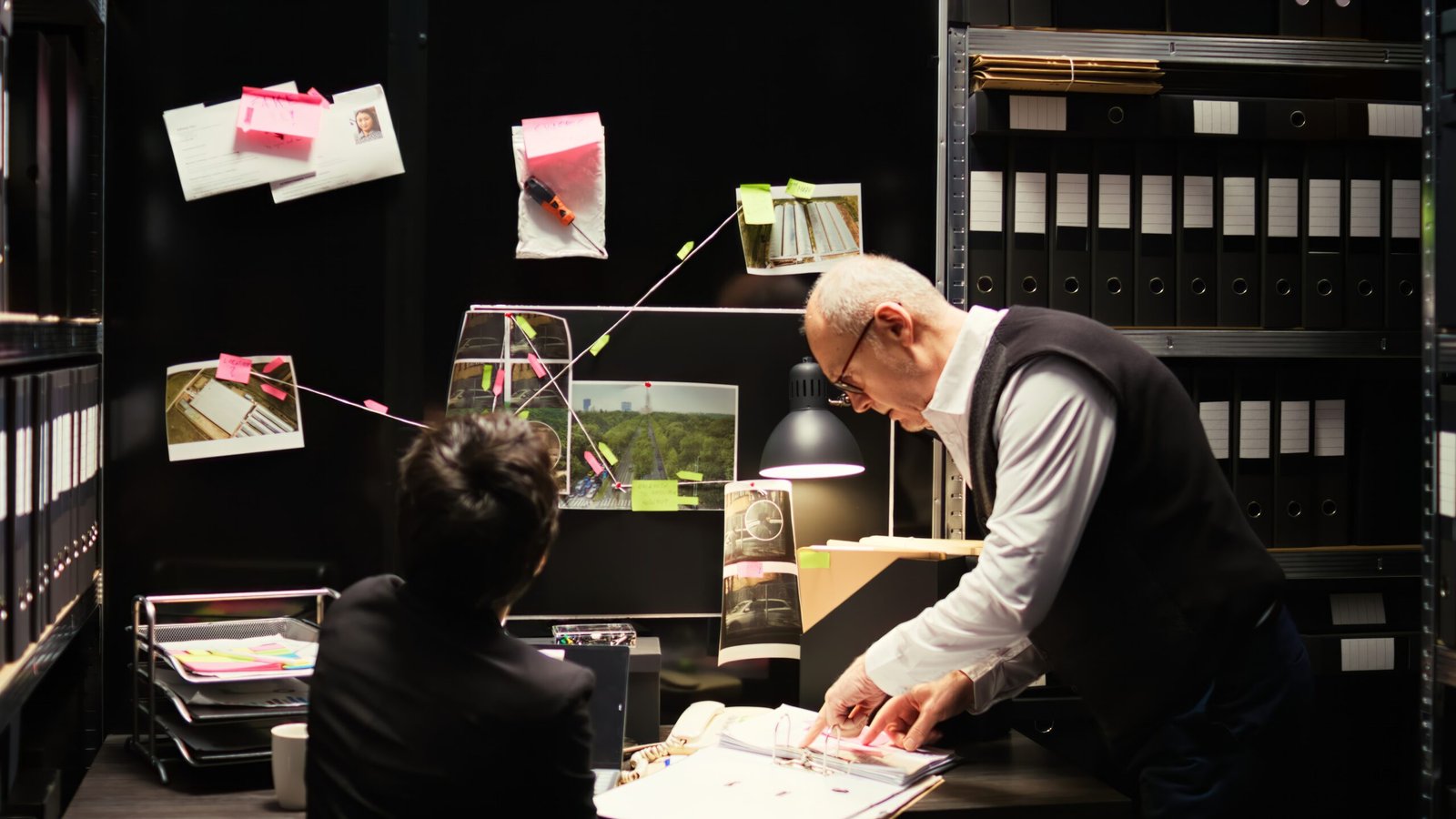Criminal defense attorney explaining probable cause to a client during a legal consultation